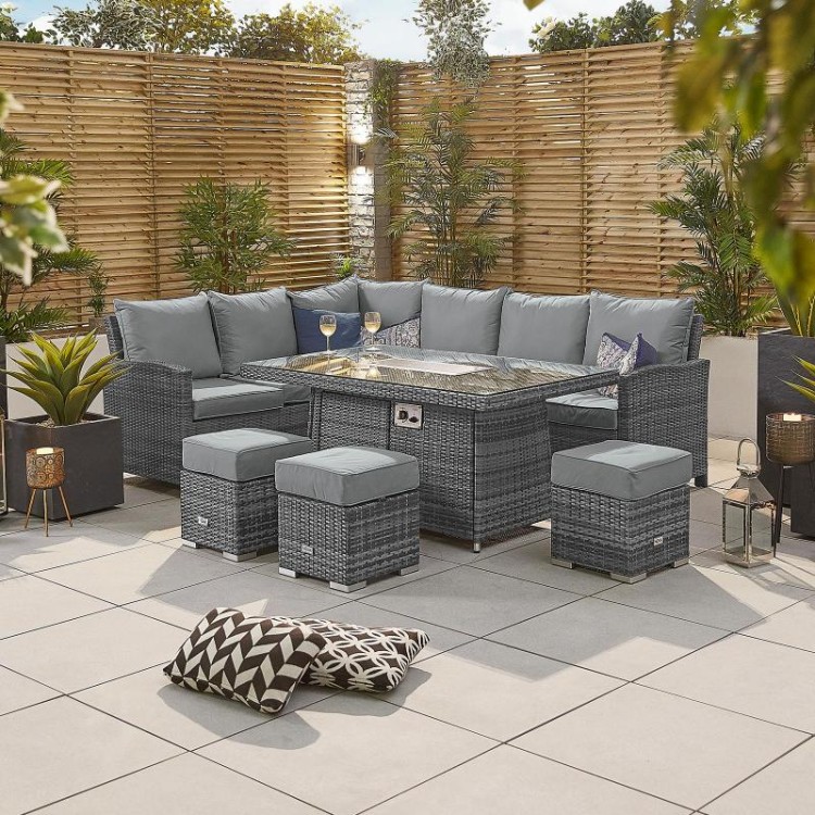 Right hand corner online garden sofa